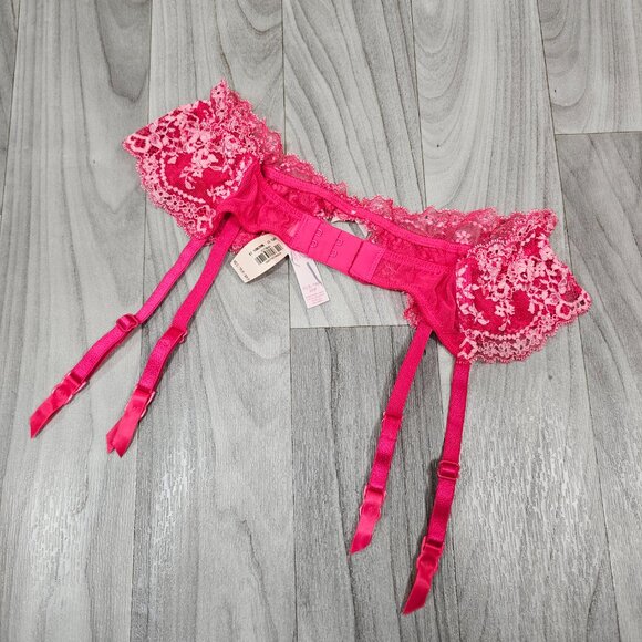 NWT Victoria's Secret VERY SEXY Lace Garter Belt with Rhinestones Size XS/S - Picture 4 of 7